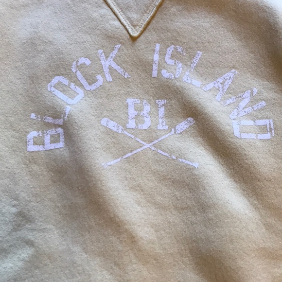 Light yellow Block Island Crew Neck - Picture 2 of 4